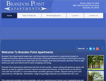 Tablet Screenshot of brandonpointapts.com